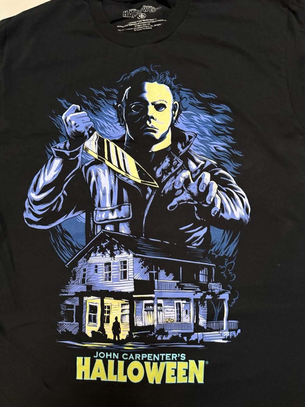 John Carpenter's Halloween Michael Myers House Graphic T-Shirt